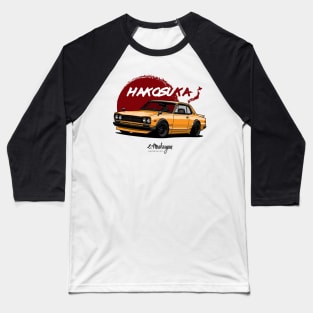 Skyline 2000 GTR (yellow) Baseball T-Shirt